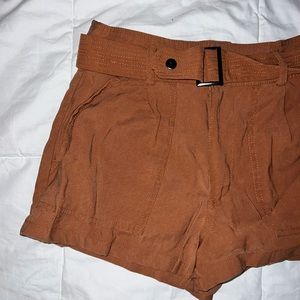 High Rise Belted Short